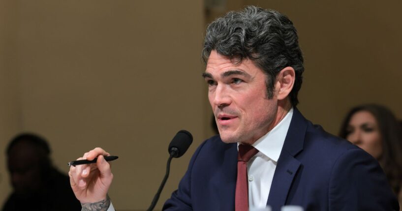 Director of the National Counterterrorism Center Joseph Kent testifies before the House Committee on Homeland Security in the Cannon House Office Building on Dec. 11, 2025, in Washington, D.C.