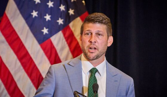 James Uthmeier speaks at the National Conservatism Conference in Washington D.C., on Sept. 3, 2025.