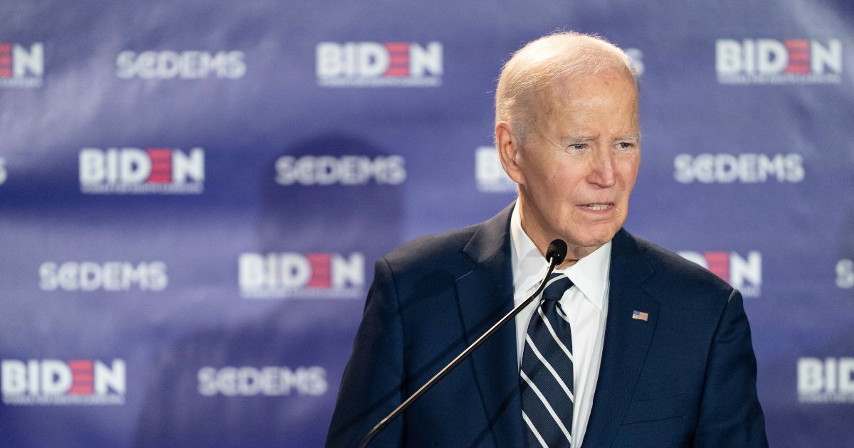 Former President Joe Biden speaks to a crowd during a fundraising event with the South Carolina Democratic Party at the Columbia Museum of Art on Feb. 27, 2026, in Columbia, South Carolina.