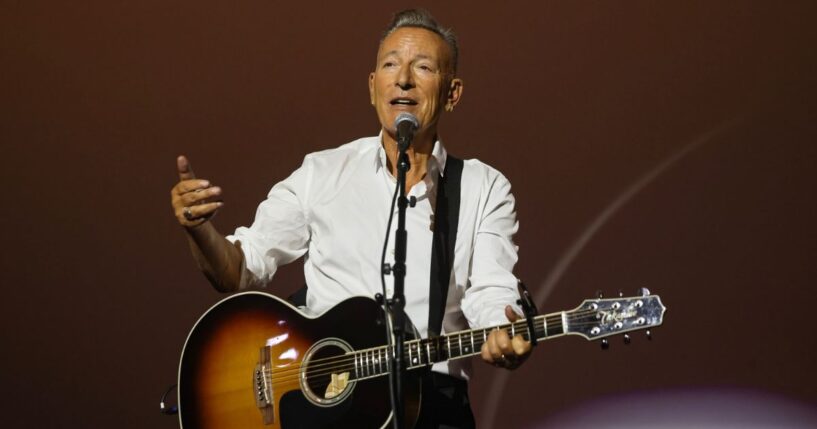 Bruce Springsteen, seen performing Oct. 22 in Hollywood, California, has angered fans with the ticket prices for his latest tour.