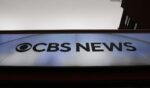 CBS News signage is seen in Manhattan on Dec. 23.