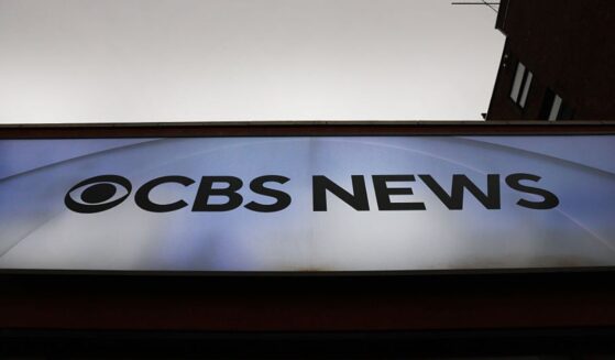 CBS News signage is seen in Manhattan on Dec. 23.