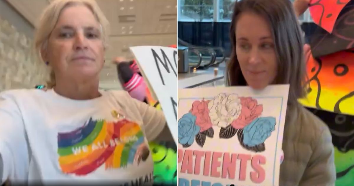 Watch: The Chilling Moment a Kind-Looking Trans Activist Snaps and Whispers Deadly Message She Didn't Know Mic Would Pick Up