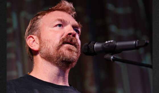 U.S. senatorial candidate Graham Platner, a Maine Democrat, is seen in an Oct. 22 file photo speaking at a town hall in Ogunquit, Maine.