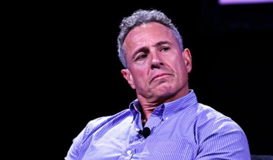 Chris Cuomo on stage at the Tribeca Festival in New York City to discuss "The Man With Sole" on June 10, 2025.