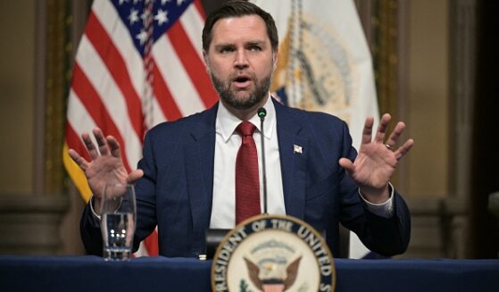 JD Vance addresses crowd surveying his Fraud Task Force on March 27, 2026.