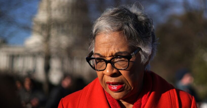 Rep. Joyce Beatty, an Ohio Democrat, seen in a January photo, accused the Trump administration of excluding her.