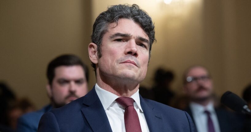 Joseph Kent, former Director of the National Counterterrorism Center, testifies at a House Homeland Security Committee hearing on Capitol Hill in Washington, DC, on Dec. 11, 2025.