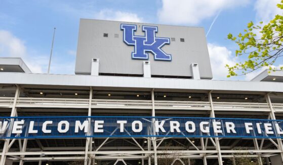 Kroger Field at the University of Kentucky in Lexington, Kentucky, on April 12, 2024.