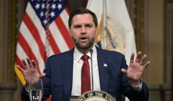 Vice President JD Vance speaks at a Fraud Task Force meeting in the Indian Treaty Room at the White House in Washington, DC on March 27, 2026.