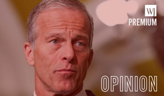 U.S. Senate Majority Leader John Thune speaks during a news conference following a luncheon at the Capitol on March 10, 2026.