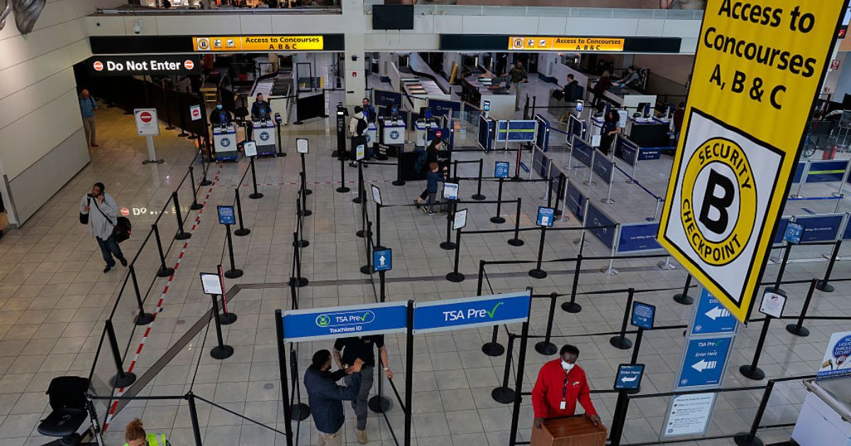 Travelers pass quickly though security lines Monday at BWI Airport in Baltimore, Maryland. Airports around the country started recovering from long lines as TSA agents begin to receive their first paychecks after President Donald Trump issued an order for them to be paid. About 61,000 TSA employees had been working without pay since a partial government shutdown started February 14.