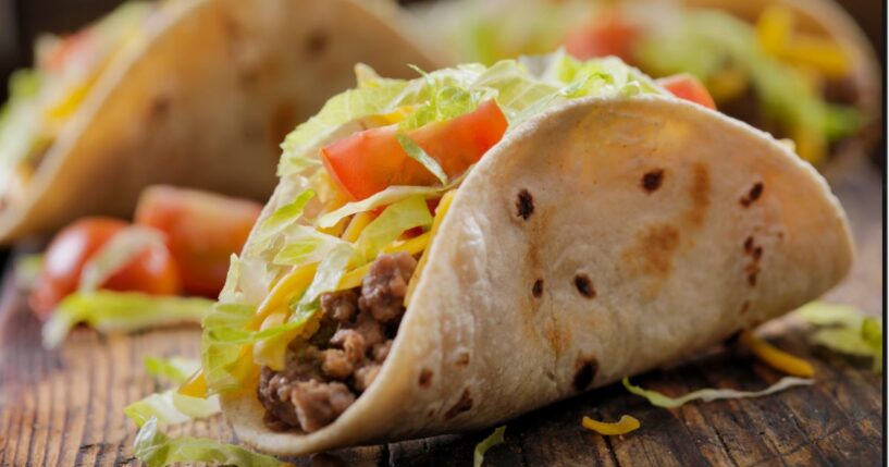 Soft tacos are seen in a file photo. A German tourist recently sued a New York City taqueria over spicy salsa.