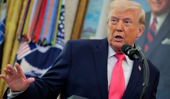 President Donald Trump said Iranian leaders "did something yesterday that was amazing.”