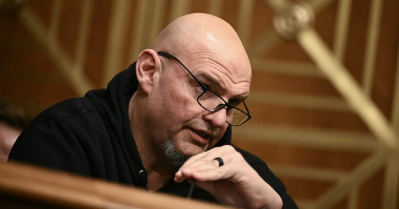 Democratic Sen. John Fetterman of Pennsylvania, pictured in a February file photo.