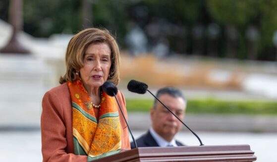 Rep. Nancy Pelosi speaks during a ceremony honoring Capitol Police officers at the U.S. Capitol on March 25, 2026, in Washington, D.C.