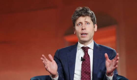 OpenAI CEO Sam Altman speaks during the BlackRock Infrastructure Summit on March 11, 2026, in Washington, D.C.