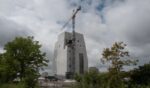 Construction continues at the Barack Obama Presidential Center on Aug. 20, 2025, in Chicago, Illinois.