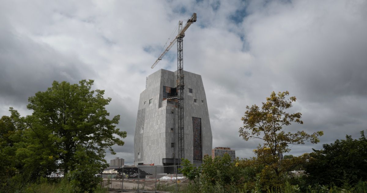 Construction continues at the Barack Obama Presidential Center on Aug. 20, 2025, in Chicago, Illinois.
