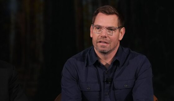 Eric Swalwell attends "Our Climate Future: A Forum with California's Next Governor" on Jan. 28, 2026, in Pasadena, California.