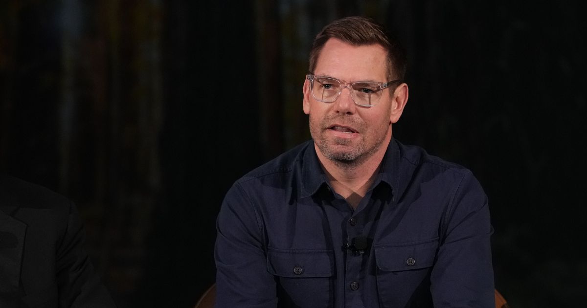 Eric Swalwell attends "Our Climate Future: A Forum with California's Next Governor" on Jan. 28, 2026, in Pasadena, California.