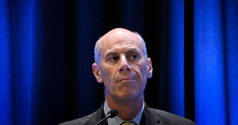 James Boasberg, chief judge of the U.S. District Court for the District of Columbia, attends a panel discussion at the annual American Board Association Spring Antitrust Meeting at the Marriott Marquis in Washington, D.C., on April 2, 2025.