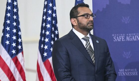 FBI Director Kash Patel attends the Memphis Safe Task Force roundtable with President Donald Trump in Memphis, Tennessee, on March 23, 2026.