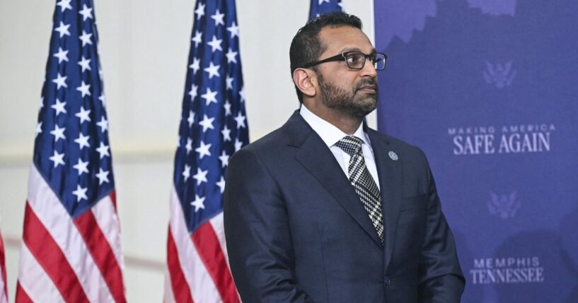 FBI Director Kash Patel attends the Memphis Safe Task Force roundtable with President Donald Trump in Memphis, Tennessee, on March 23, 2026.