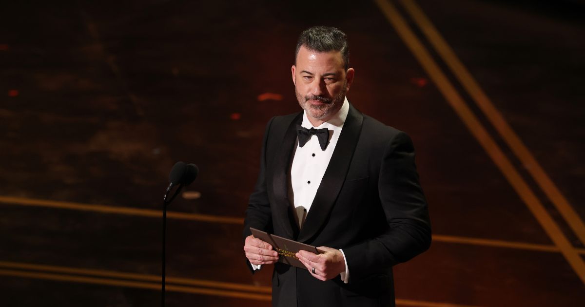 Jimmy Kimmel speaks onstage during the 98th Oscars at Dolby Theatre on March 15, 2026, in Hollywood, California.
