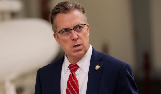 Rep. Andy Ogles walks through the U.S. Capitol on Feb. 3, 2026, in Washington, D.C.