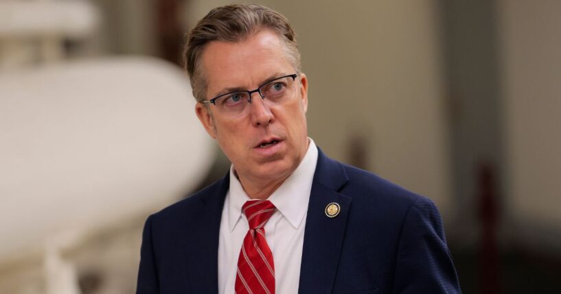 Rep. Andy Ogles walks through the U.S. Capitol on Feb. 3, 2026, in Washington, D.C.