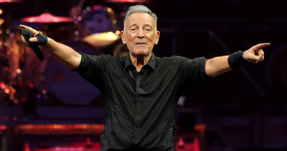 Bruce Springsteen performs Tuesday at Target Center in Minneapolis, Minnesota.