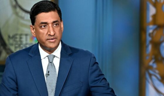 Ro Khanna speaks at the Meet The Press studio in Washington, D.C. on April 5, 2026.