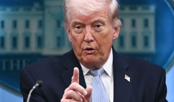 President Trump gives press conference on progress in the Iranian War on April 6, 2026.