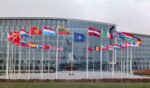 The NATO Headquarters stands in Haren, Brussels, Belgium on December 17, 2025.