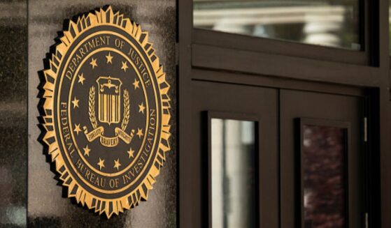 The Department of Justice emblem on an entrance wall to the DOJ Headquarters in Washington D.C.