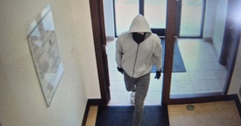 The manhunt subject and suspect walks into United States Bank’s Berea branch.