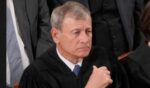 U.S. Supreme Court Chief Justice John Roberts, seen in a Feb. 24 photo, sounded skeptical Wednesday when hearing oral arguments that the Fourteenth Amendment excludes children of illegal immigrants.