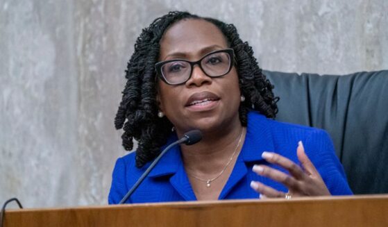 U.S. Supreme Court Associate Justice Ketanji Brown Jackson gives a joint lecture March 9 at the Ceremonial Courtroom at the U.S. Courthouse in Washington, D.C.