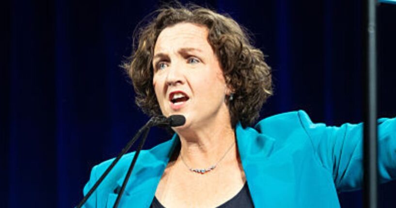 Former Rep. Katie Porter, now running for California governor, drew some hostile comments with her post about abuse allegations against Rep. Eric Swalwell.