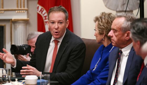 Environment Protection Agency administrator Lee Zeldin speaks at a cabinet meeting in the Cabinet Room of the White House in Washington, DC on Jan. 29, 2026.