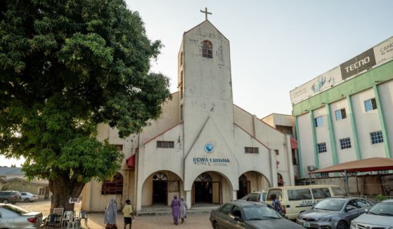 A view of the Evangelical Church Winning All in Minna on Dec. 7, 2025.