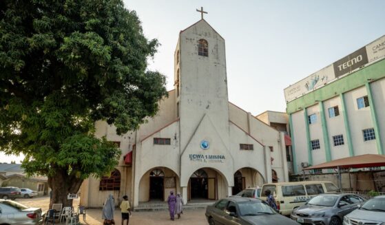 A view on the Evangelical Church Winning All (ECWA) in Minna on Dec. 7, 2025.