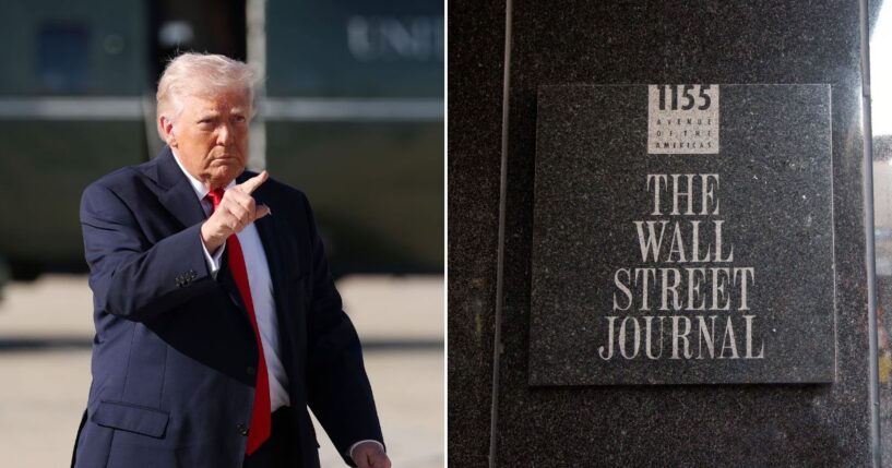 A federal judge has thrown out President Donald Trump's lawsuit against The Wall Street Journal, though the president will be able to try again.