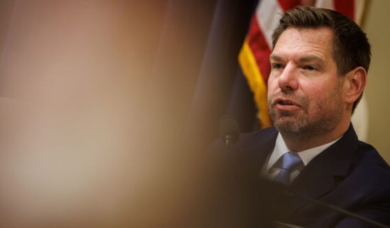 U.S. Rep. Eric Swalwell (D-CA) speaks at a House Homeland Security Committee hearing on Feb. 10, 2026 in Washington, DC.