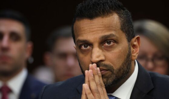 FBI Director Kash Patel testifies at a Senate Intelligence Committee hearing in the Hart Senate Office Building on March 18, 2026 in Washington, DC.
