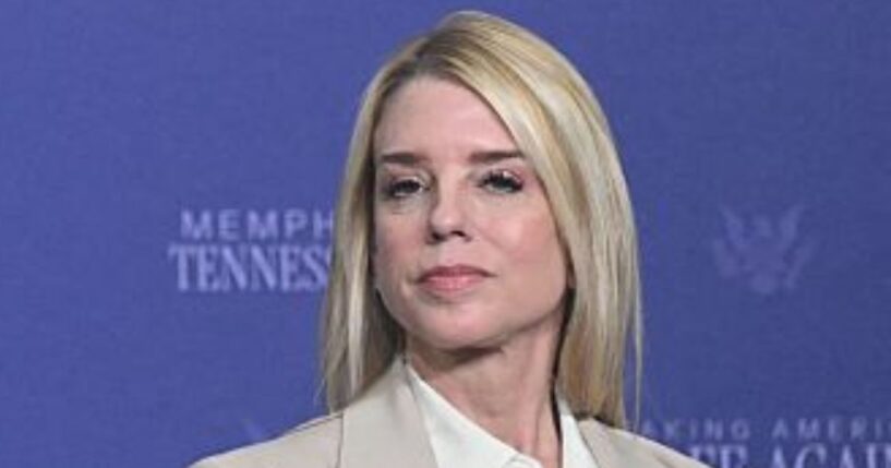 President Donald Trump has fired Attorney General Pam Bondi, seen in a March 23 photo.