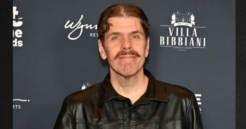 Perez Hilton, seen at a November appearance, got emotional when he started talking about his encounter with God.