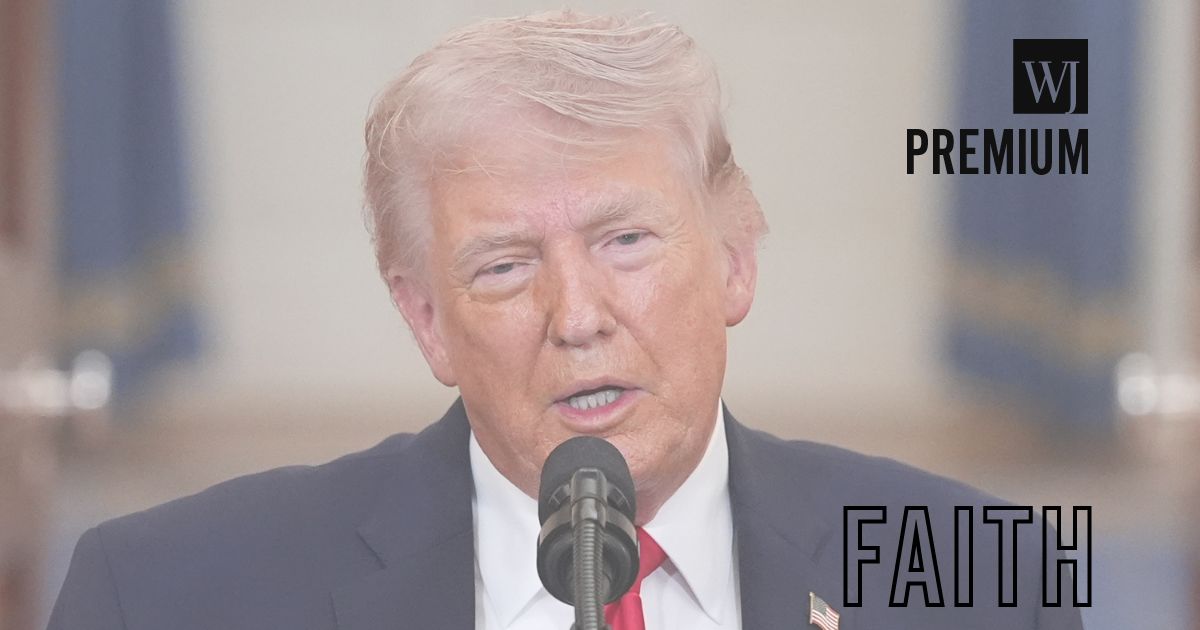 President Donald Trump proclaimed the Gospel very clearly in his message Wednesday to Christian leaders.