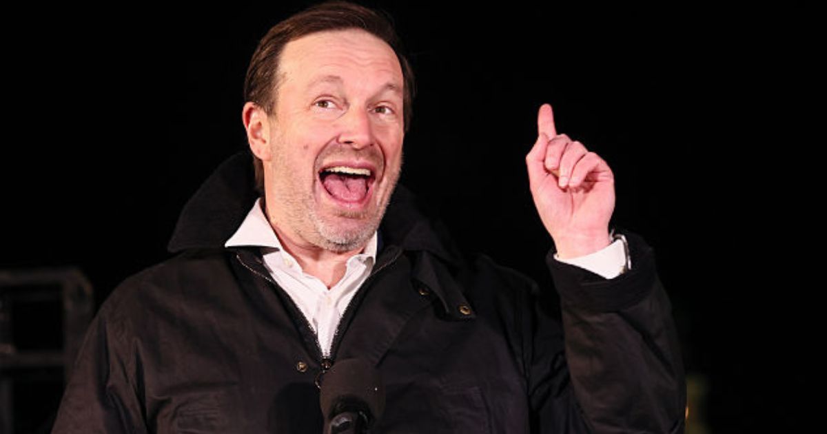 Sen. Chris Murphy , a Connecticut Democrat, seen in a February photo, caught some flak for comments in which he appeared to be rooting for Iran over the United States. Now, he says he was simply being sarcastic.